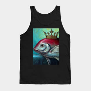 Fish with a Crown Tank Top